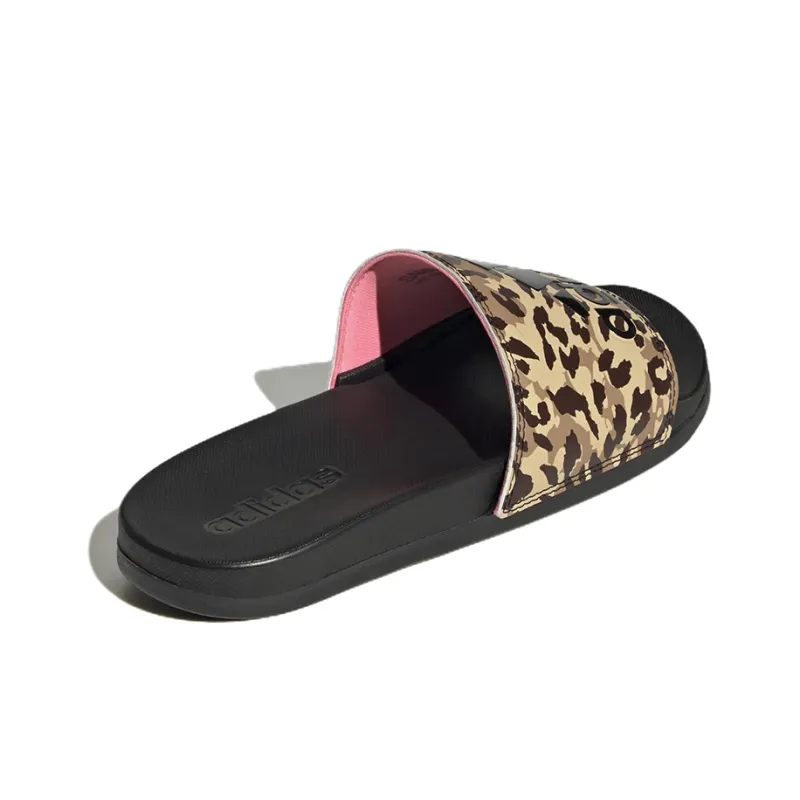 Adidas Adilette Comfort Slides Core Black Beam Pink Women's-3
