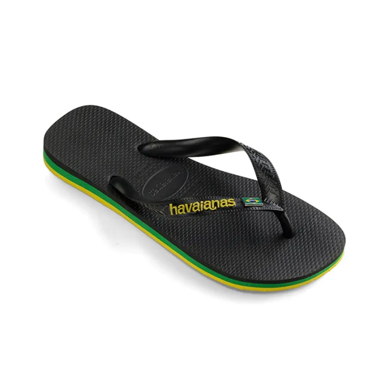 Havaianas Brasil Layers Stylish Sandal Unisex Vulcan Glow Black-1