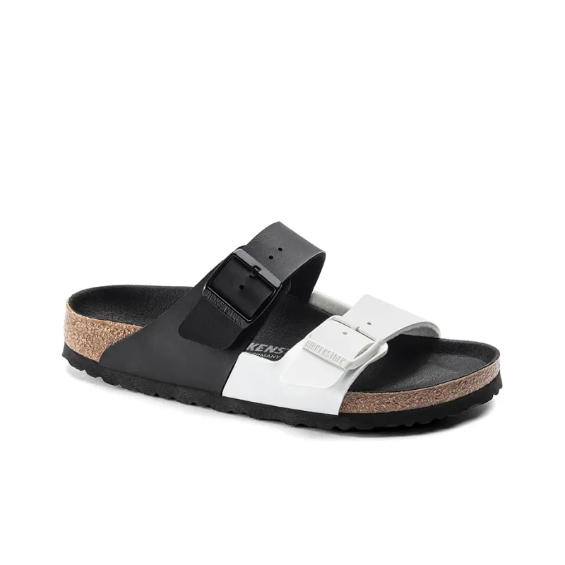 Birkenstock Arizona Series Fashion Black White Colorblock Version Sandals-2