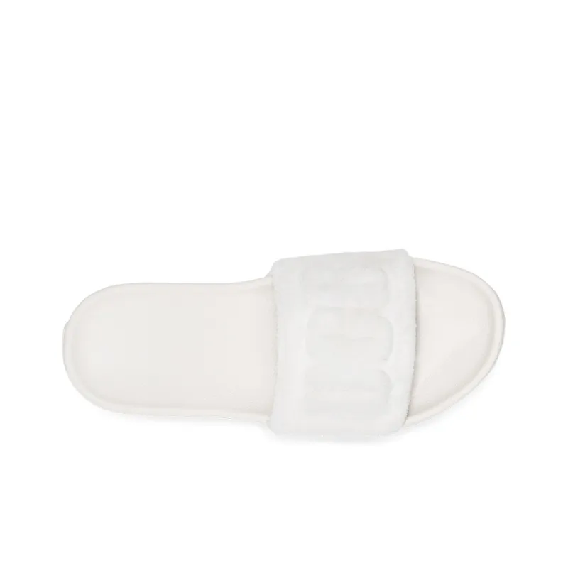 UGG Rubber Sole Abrasion Resistant Slide Slippers Women's White-4