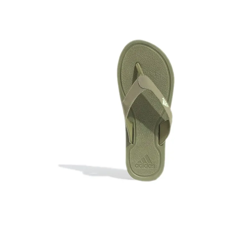 Adidas Stabile Rubber Sole Slip-Resistant Abrasion-Resistant Slide Slippers Men's Green-4