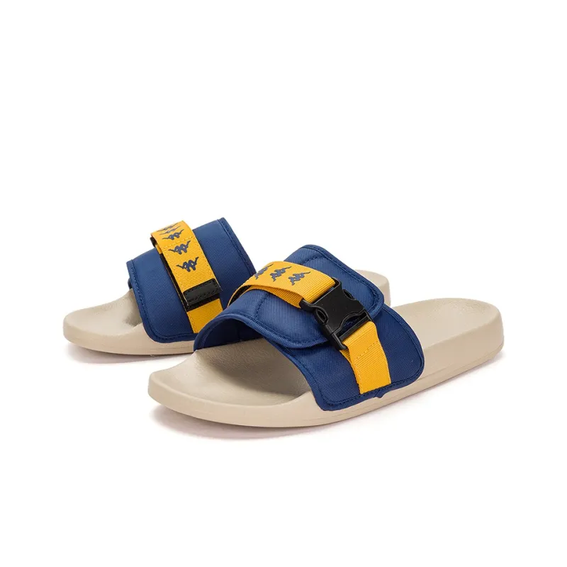Kappa EVA Rubber Sole Slip Resistant Slide Slippers Unisex Indigo, Amber, Yellow-2