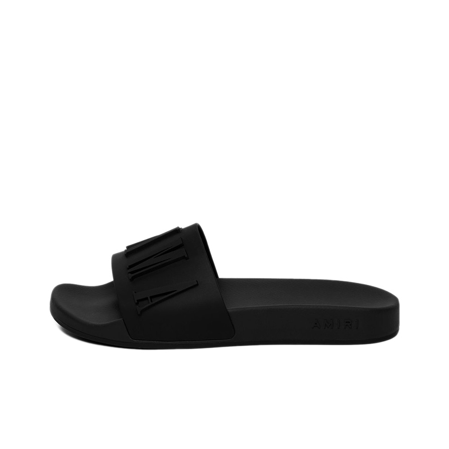 夏の必需品【AMIRI】MA ロゴ プール スライド Amiri Slides - POIZON
