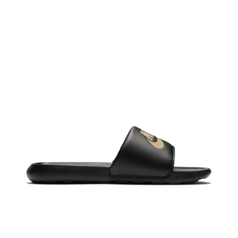 Nike Victori One Slide 'Black Metallic Gold'-1