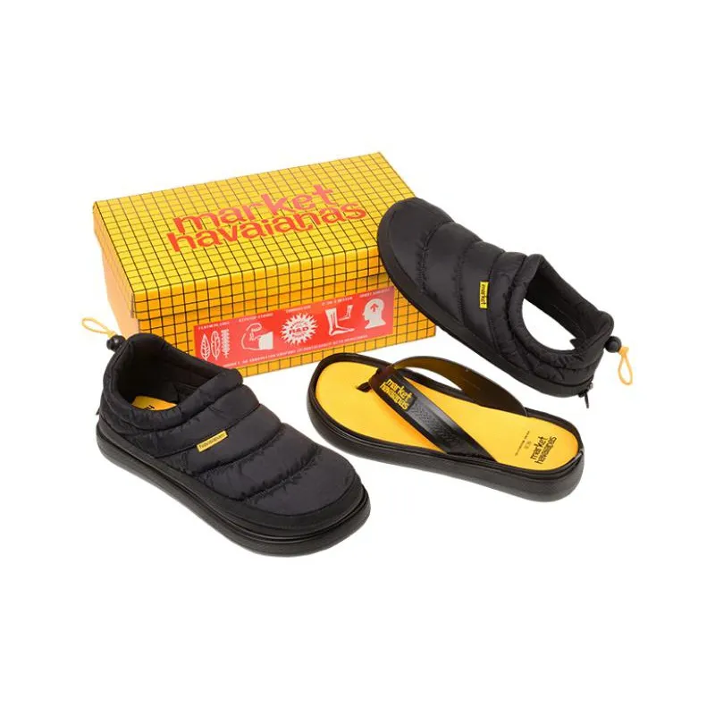 Market Zip Top x Havaianas Slide Slippers Unisex Black-8