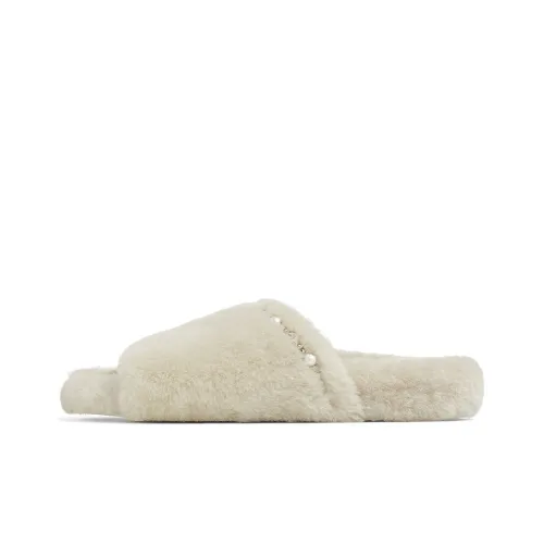 Jimmy Choo Slide Slippers Women's Natural