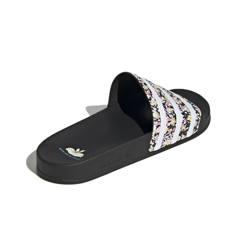 Adidas Adilette Slide 'You're Here For A Reason Black'-3