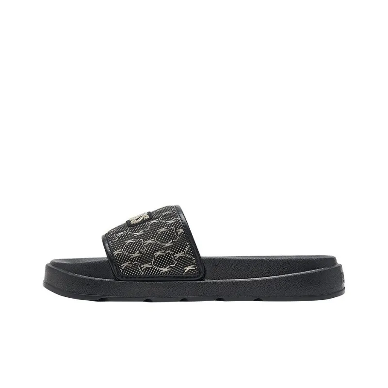 KSWISS Santa Monica Pm Sports Slippers Women's Black Gold-0