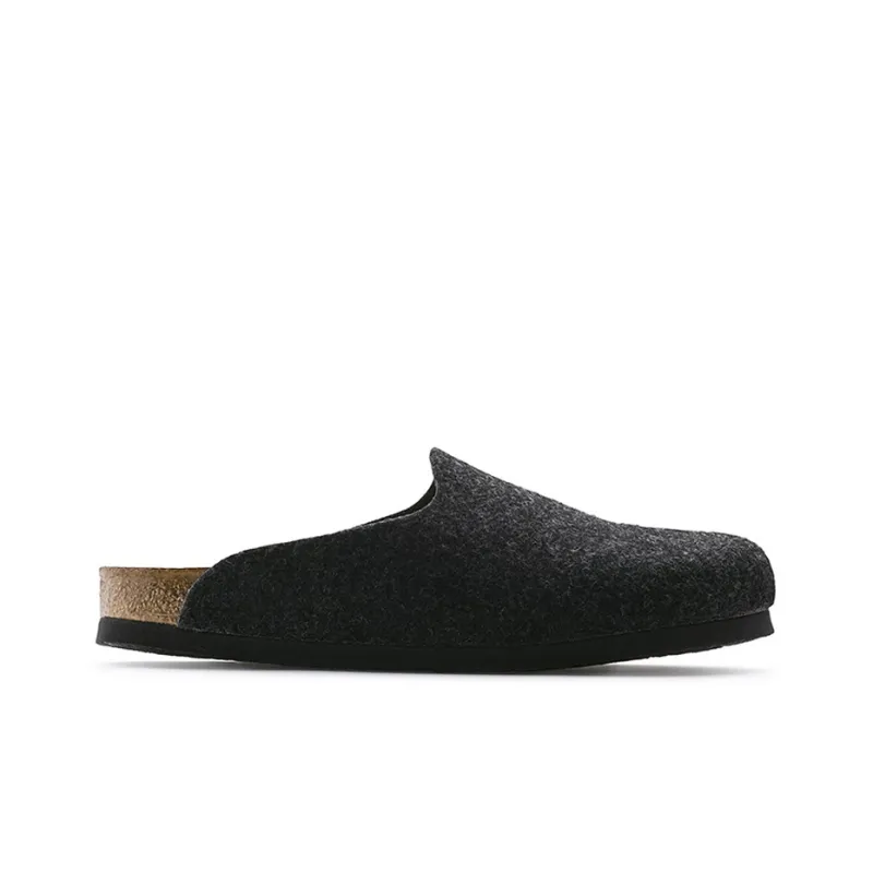 Birkenstock Amsterdam Stylish Sandals Unisex Coal Gray-1