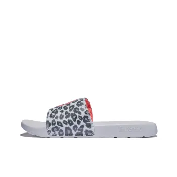 Timberland Playa Slide Slippers Unisex Black/White Leopard Print