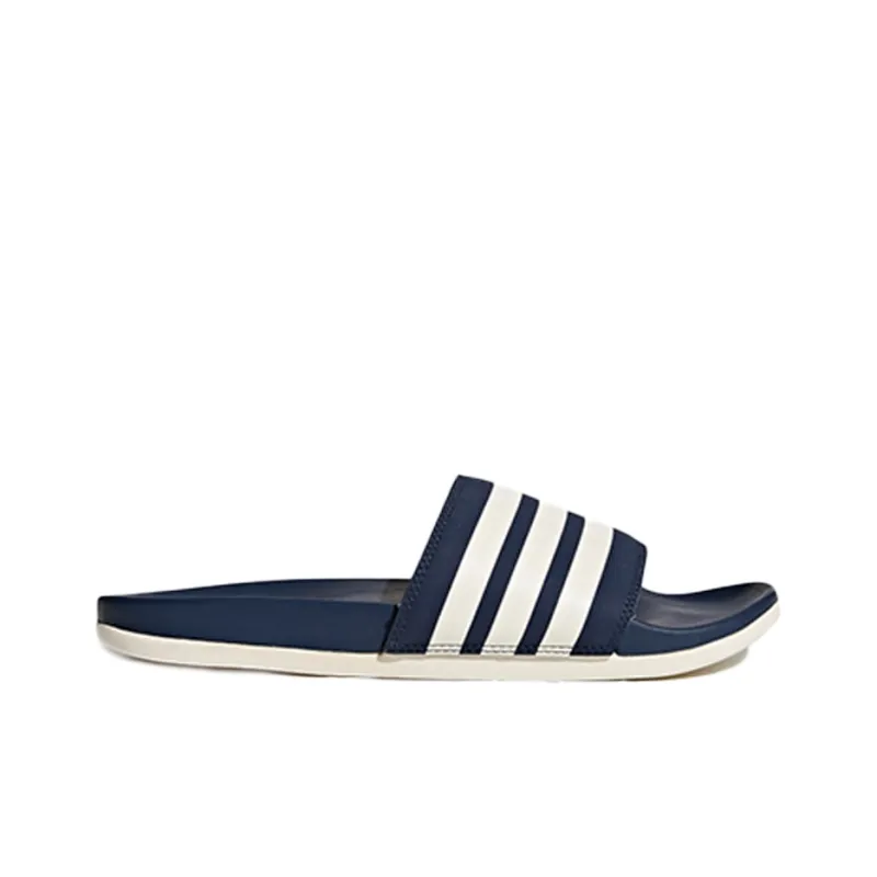 Adidas Adilette Cloudfoam Plus Stripe 'Navy'-1