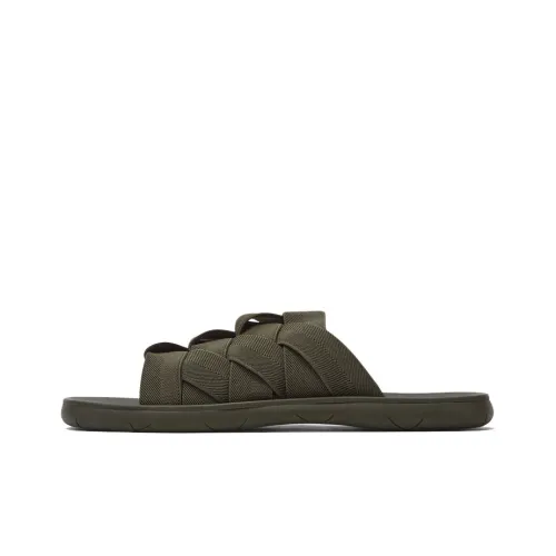 Bottega Veneta Intrecciato Slide Slippers Men Army Green