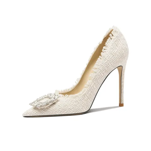 Lily Wei High Heels Women's White