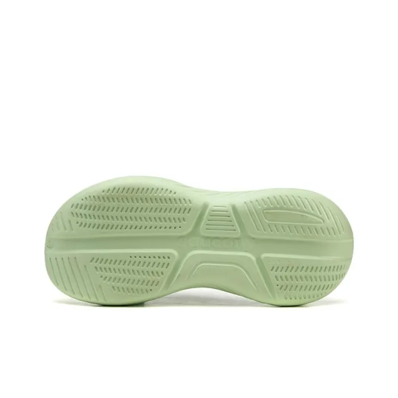 Saucony Cradle Slip Resistant Abrasion Resistant Slide Slippers Unisex Green-4