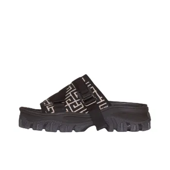 BALMAIN Ulysse Fashion Slippers Men's Black