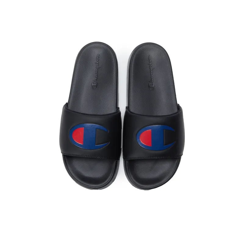Champion Campus Sports Slippers Unisex Black-2