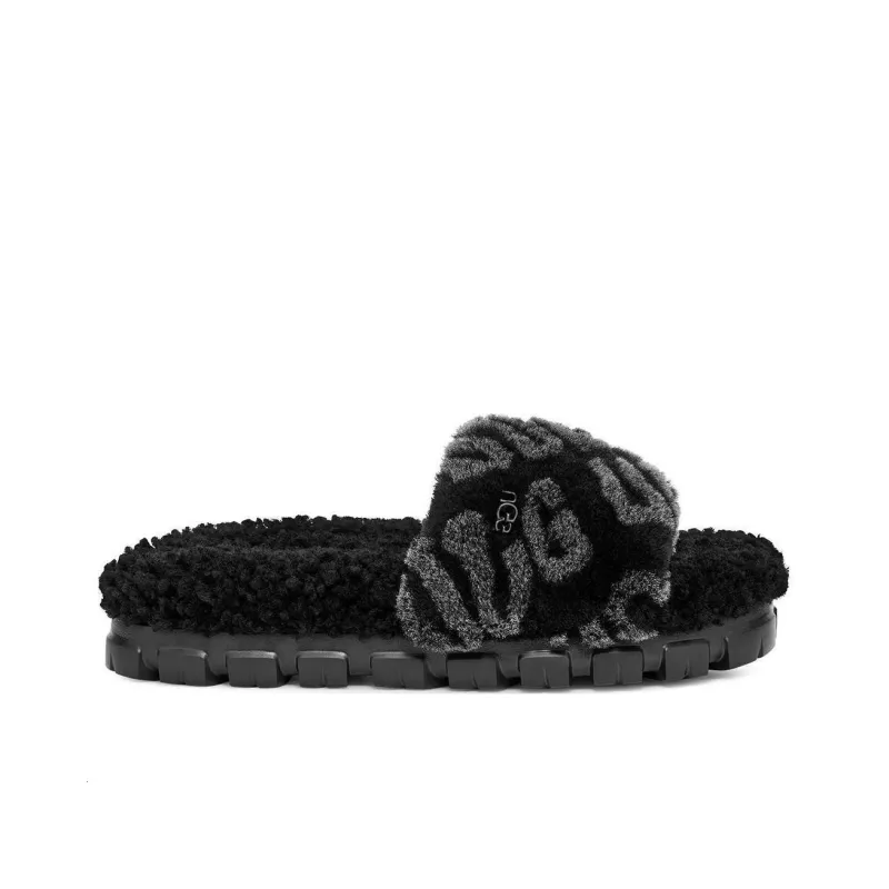UGG Logo Slides 'Black' Women's-1