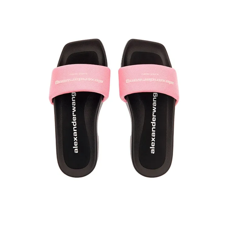 Alexander Wang Slide Slippers Women's Pink-2