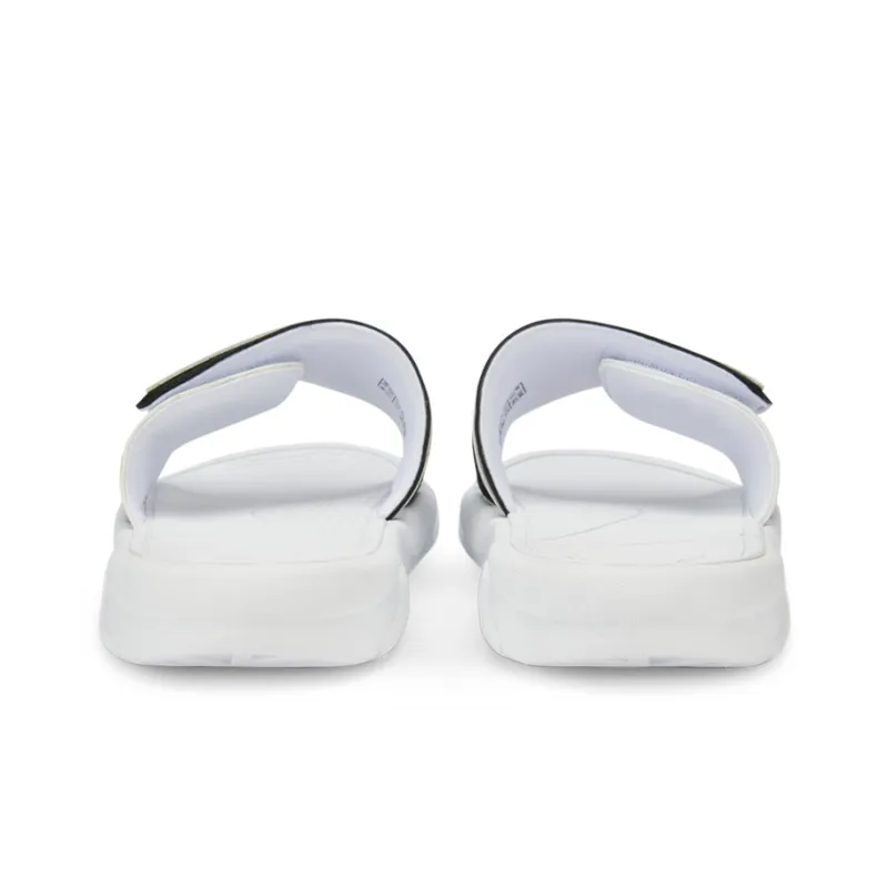 PUMA Royalcat Rubber Sole Slip Resistant Slide Slippers Unisex White Black-4