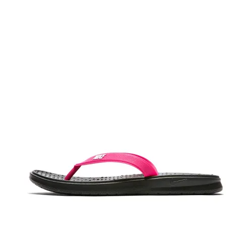 Nike Solar Thong Black White-Vivid Pink Women's