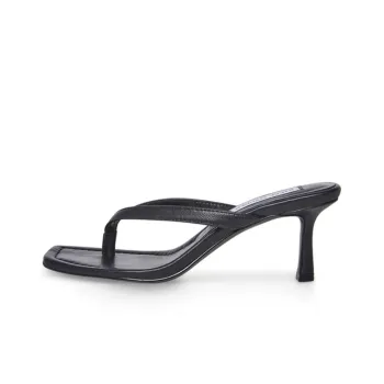 STEVE MADDEN High Heel Sandal 6.5 Women's Black