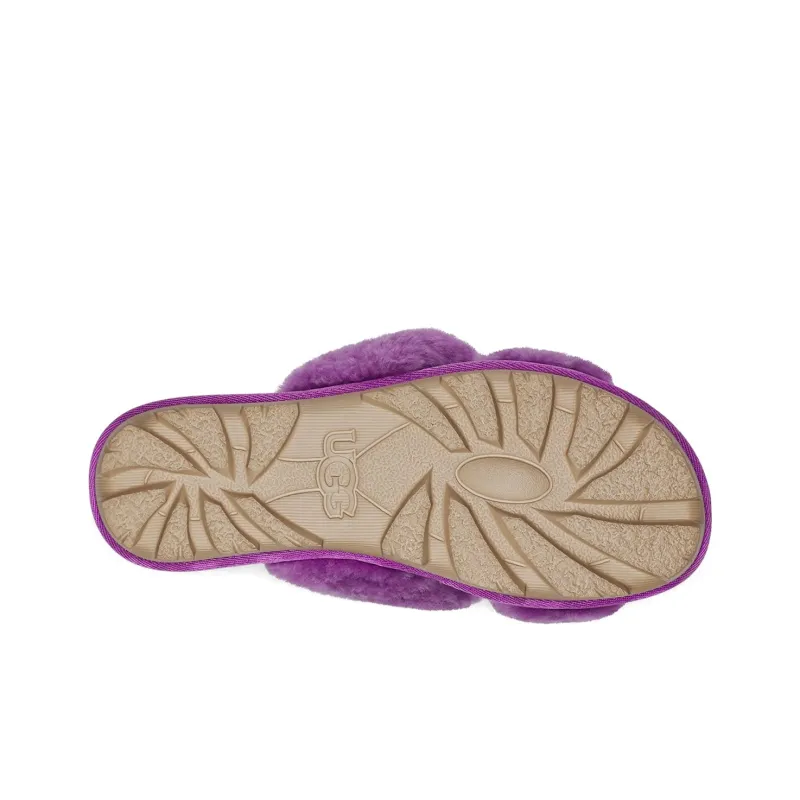 UGG Fuzzette Purple Slippers Women's-5