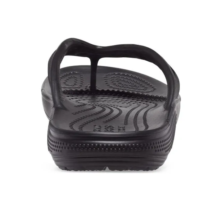 Crocs Classic Crocs Flip Casual Flip Flops Unisex Black-4