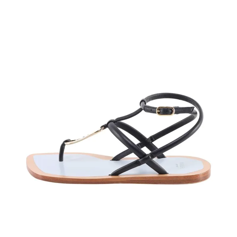 FENDI One Strap Sandals Women's Black-0