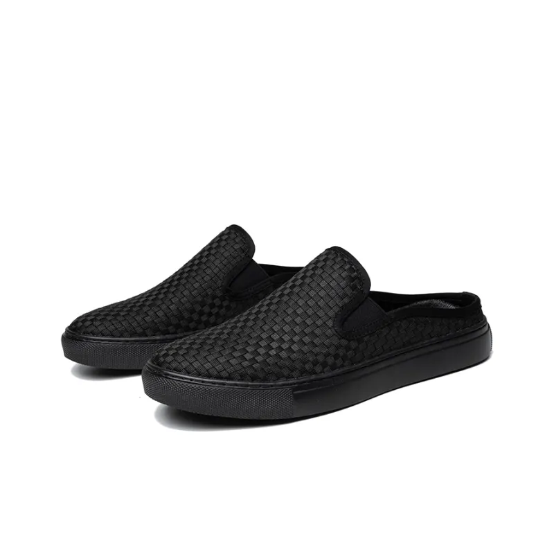 YEDANI Wrap toe Slippers Men's Black-1