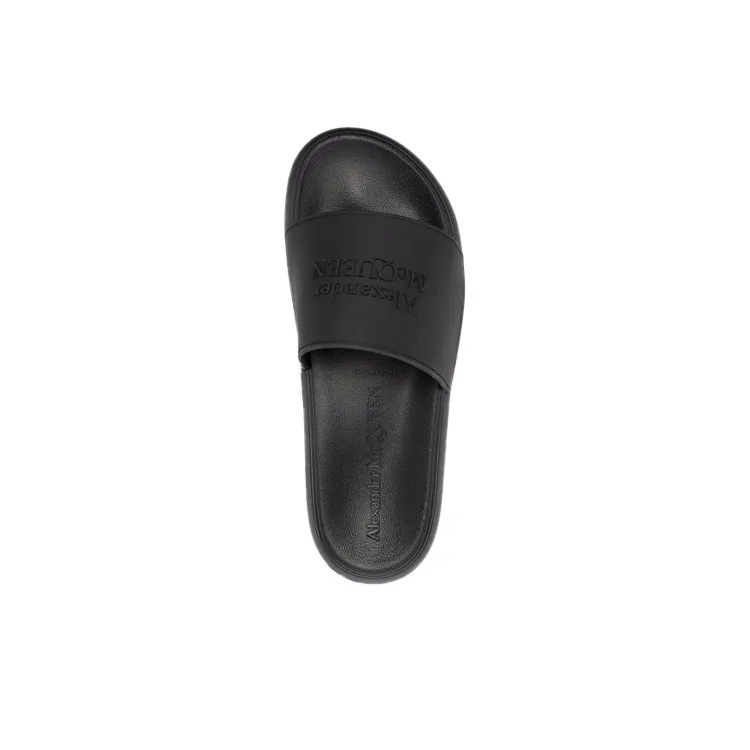 Alexander McQueen Pool Slide Black FW21-4