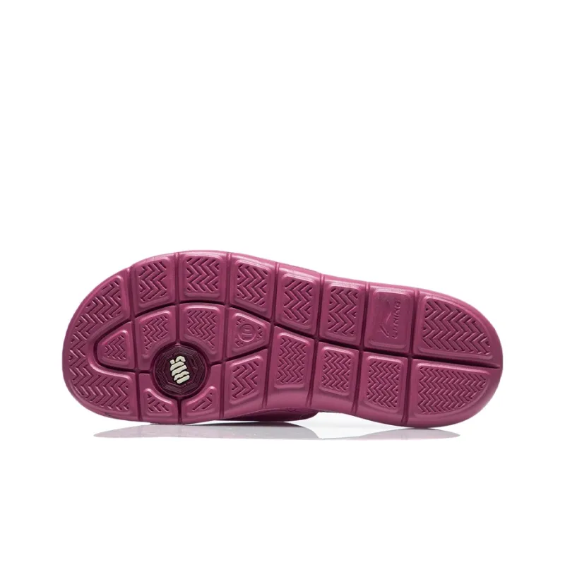 LiNing Quiet Slide Slippers Men's Beet Red-4