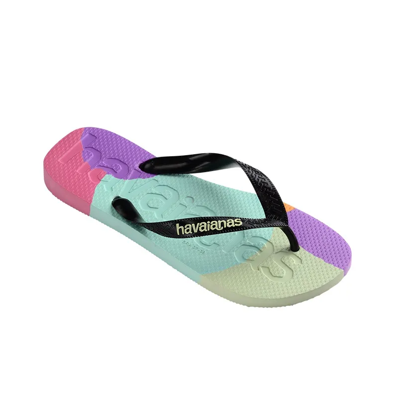 Havaianas Logomania Multicolor Slippers Unisex Multicolor Patterns-3