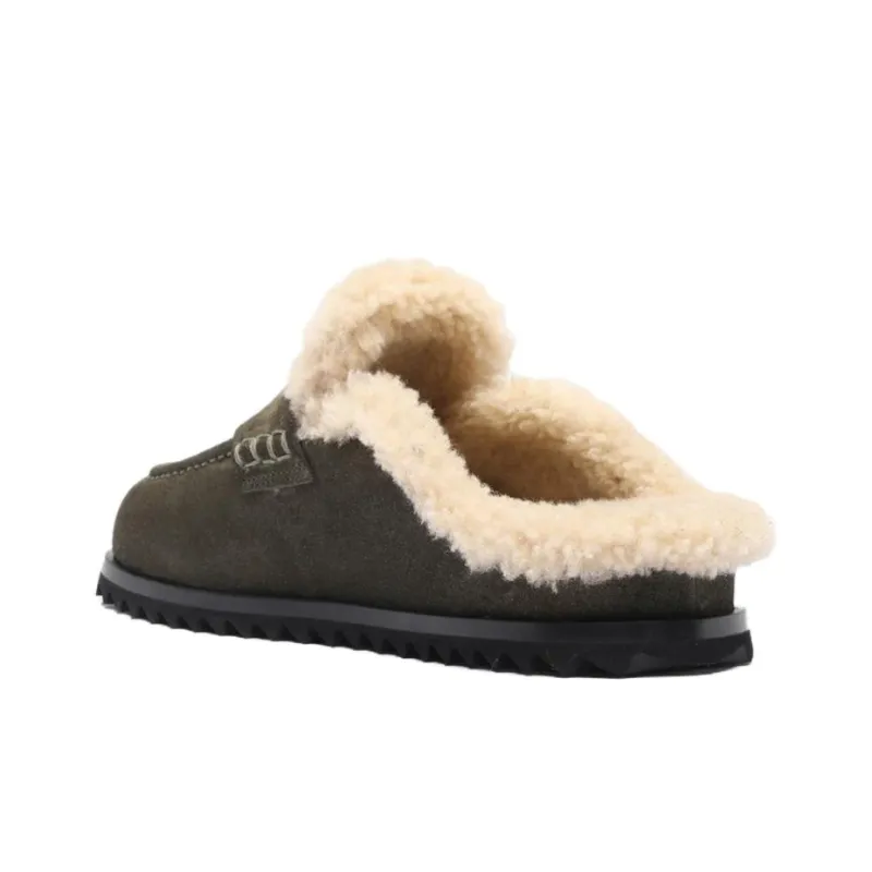 Officine Creative Pelagie D'Hiver EVA Quiet Wrap-toe Slippers Women's Green-1
