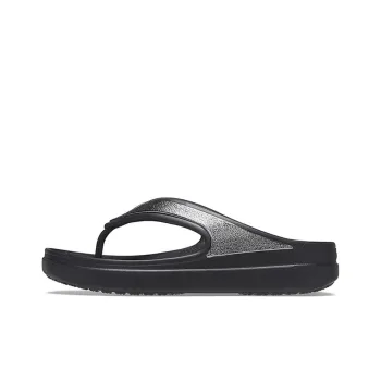 Crocs Thick Sole Black Slippers Women's