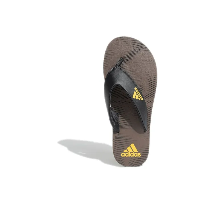 Adidas Stabile Rubber Sole Slide Slippers Men's Black Brown-4