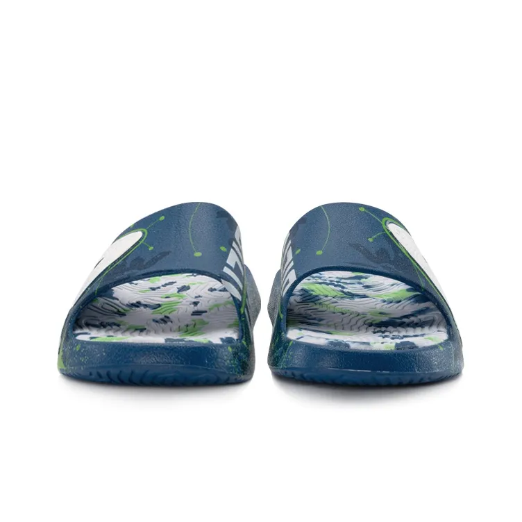 PEAK x UZIS Slide Slippers Men's Port Blue Socks Gift Box Set-5