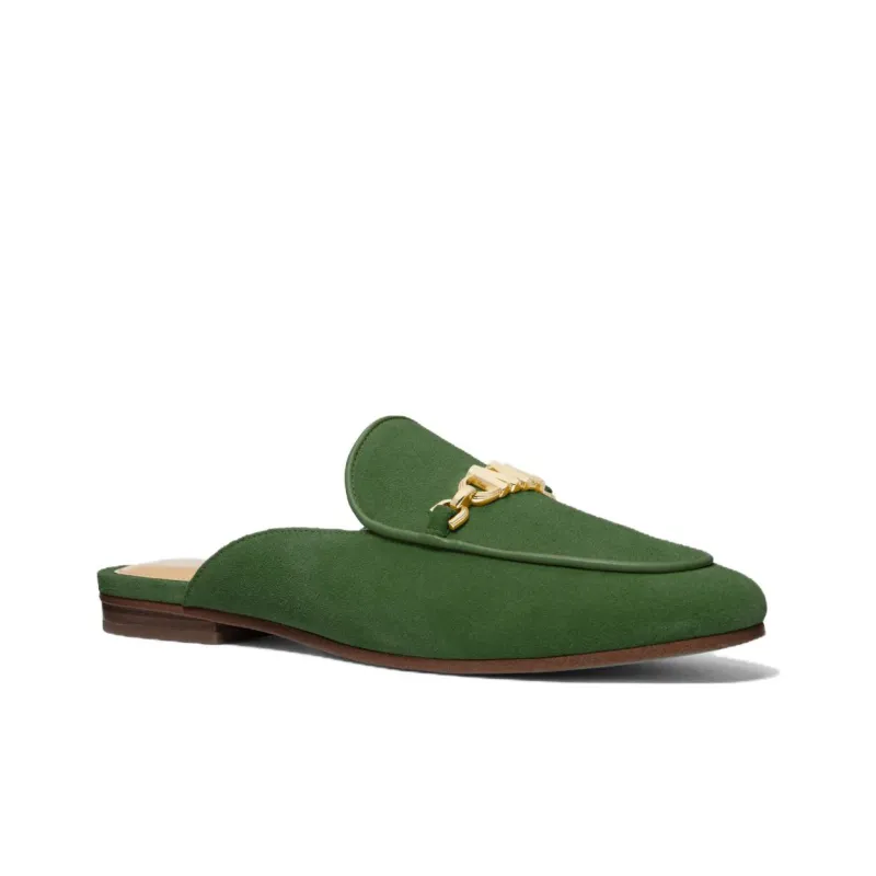 Michael Kors Tiffanie Logo-plaque Suede Mules-2