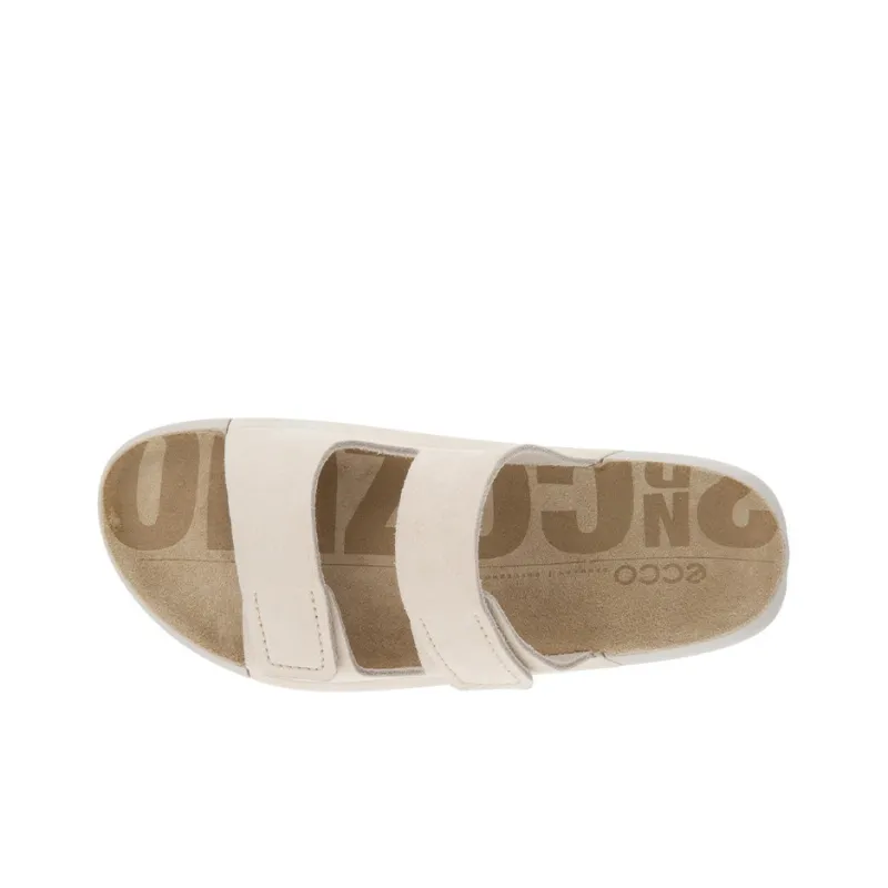 Ecco Slide Slippers Women's Beige-4