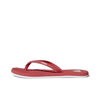 Adidas Eezay Soft Thong Sandals Casual Sports Slippers Red Women's