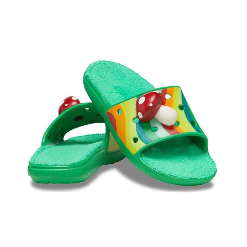 Crocs Classic Slide Zen Garden Terry Cloth-3