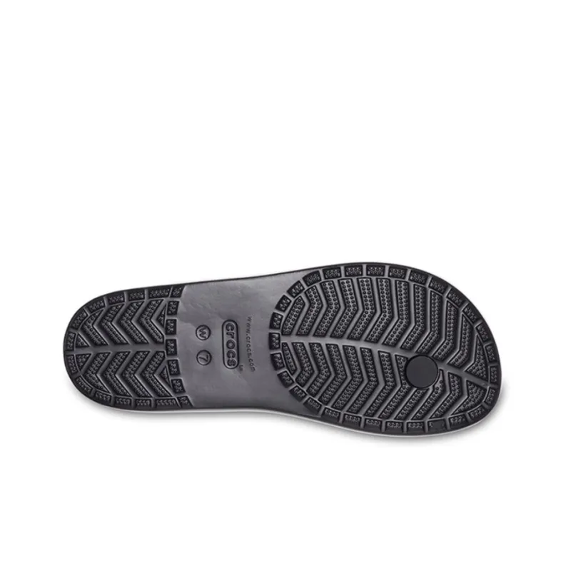 Crocs Crocband Flowers Flip Flops Black Women's-4