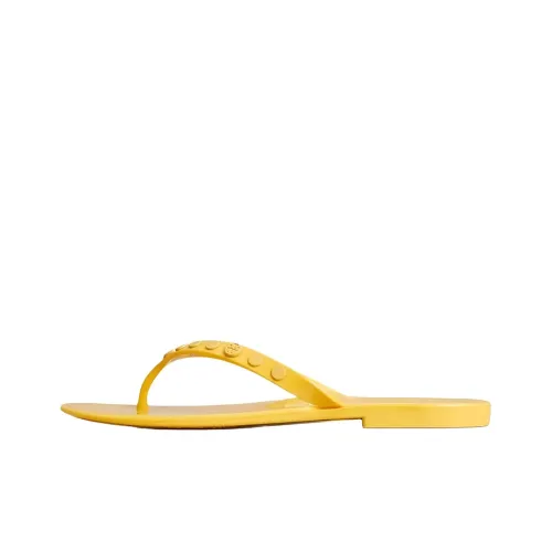 TORY BURCH Slide Slippers Women's Curry Yellow