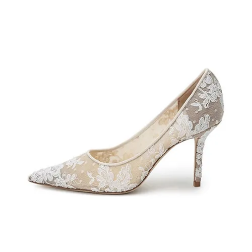 Jimmy Choo LOVE High Heels Women's Ivory