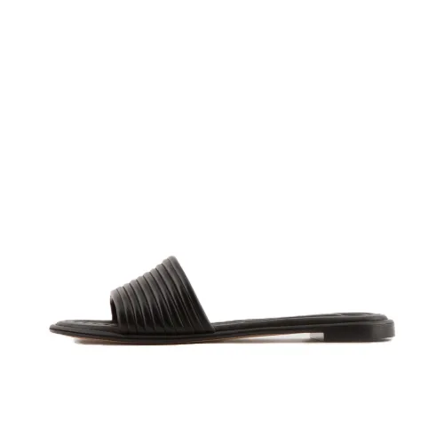 EMPORIO ARMANI Slide Slippers Women's Black