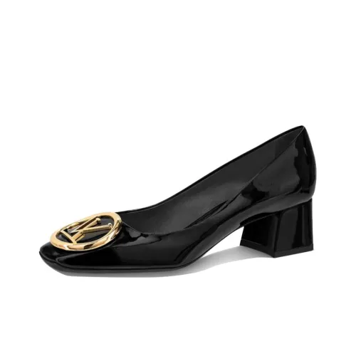 LOUIS VUITTON Madeleine High Heels Women's Black