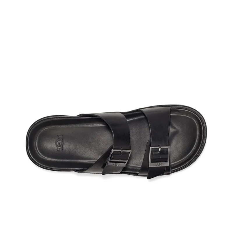 UGG Wainscott Buckle Slide Slipper Red-3