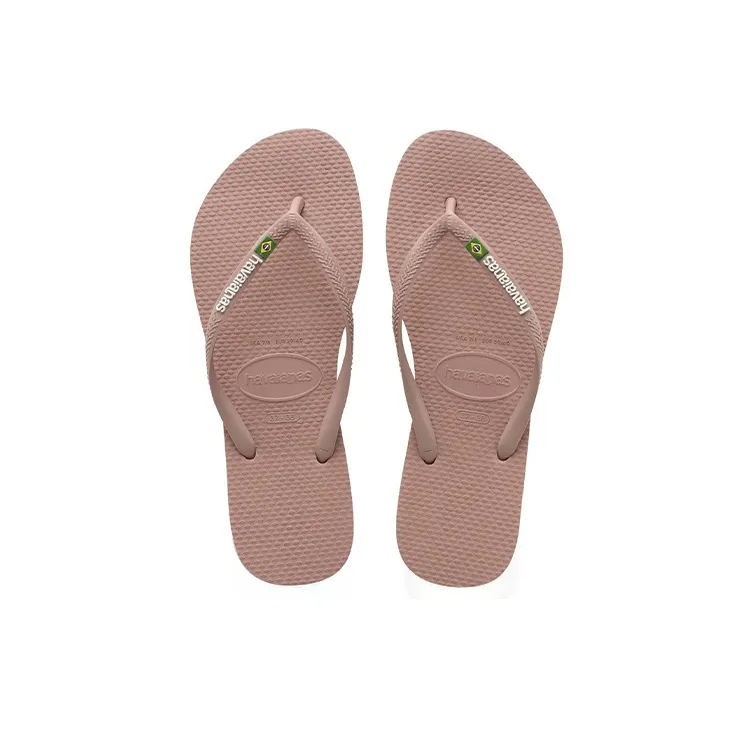 Havaianas SlimBrasil Stylish Sandals Women's Lotus Coffee-3