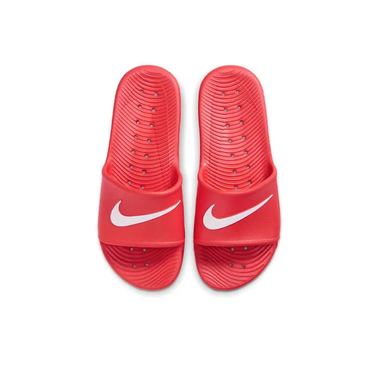 Nike Kawa Shower Red Slippers 'Red White'-2