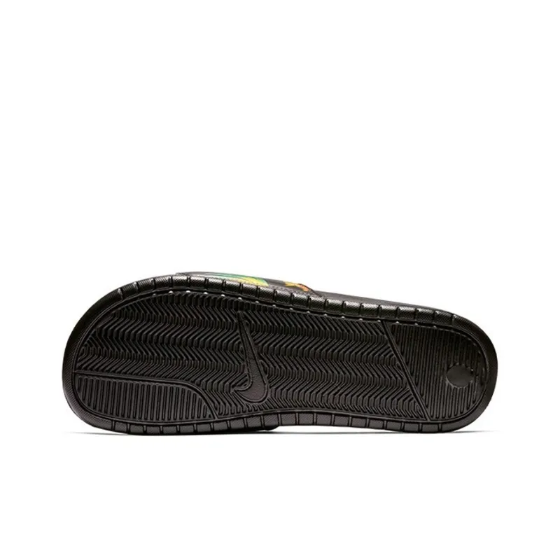 Nike Benassi Jdi Print Slide 'Black Tropical'-4