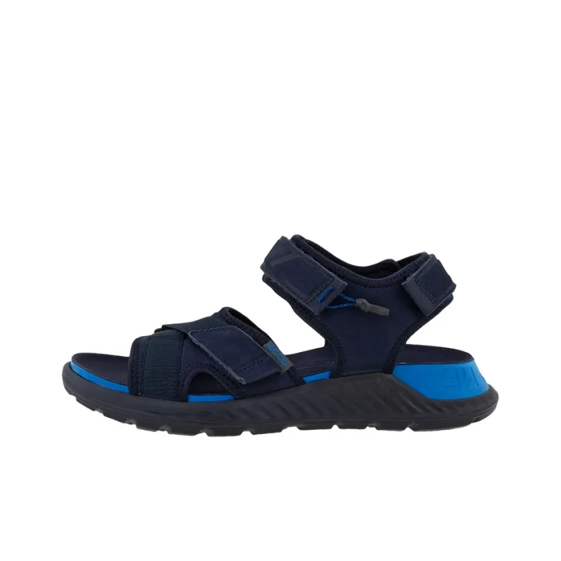 Ecco Exowrap 3Strap Stylish Sandal Men's Blue-0